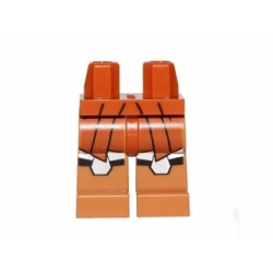 Hips and Medium Nougat Legs with Jedi Robe and White Leg Armor Plates Pattern Hips and Medium Nougat Legs with Jedi Robe and White Leg Armor Plates Pattern