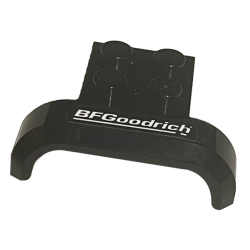Vehicle, Mudguard 4 x 3 x 1 with Arch Curved with White BFGoodrich Logo Pattern (Sticker) - Set 75894 Vehicle, Mudguard 4 x 3 x 1 with Arch Curved with White BFGoodrich Logo Pattern (Sticker) - Set 75894