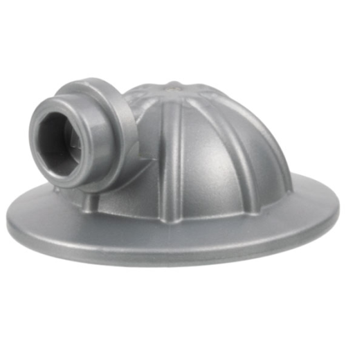 Деталь LEGO 98289 Minifigure, Headgear Helmet Mining with Head Lamp - White