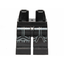 Hips and Legs with SW Stormtrooper Gray and Silver Markings Pattern Hips and Legs with SW Stormtrooper Gray and Silver Markings Pattern