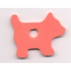 Foam Scala Dog Cutout with Center Hole #3150