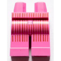 Hips and Legs with Reddish Brown Pinstripes Pattern Hips and Legs with Reddish Brown Pinstripes Pattern