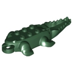 Alligator / Crocodile Body with 10 Bottom Teeth Alligator / Crocodile Body with 10 Bottom Teeth
