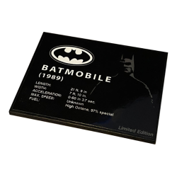 Slope 10 6 x 8 with Batmobile 1989 Pattern (Sticker) - Set 40433