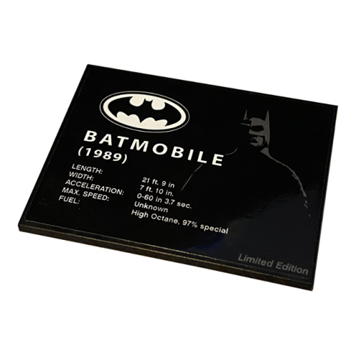 Деталь LEGO 4515pb064 Slope 10 6 x 8 with Batmobile 1989 Pattern (Sticker) - Set 40433