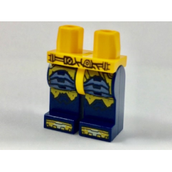 Hips and Dark Blue Legs with Bright Light Orange and Sand Blue Alien Armor Pattern Hips and Dark Blue Legs with Bright Light Orange and Sand Blue Alien Armor Pattern