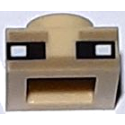 Plate 1 x 1 with White and Black Squares and Dark Tan Lines Pattern (Minecraft Shulker Eyes) Plate 1 x 1 with White and Black Squares and Dark Tan Lines Pattern (Minecraft Shulker Eyes)