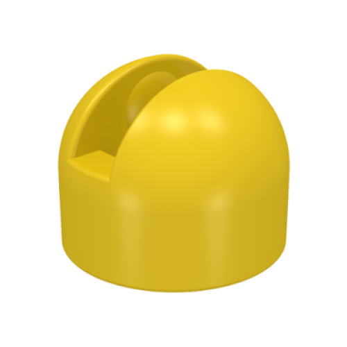 Деталь LEGO 4592 Antenna Small Base - Yellow
