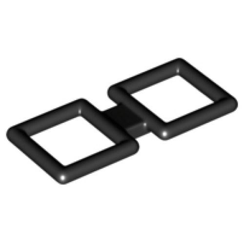 Деталь LEGO 35366 Bar 2 1/4 x 5 1/4 Double Squares (BrickHeadz Glasses Square)