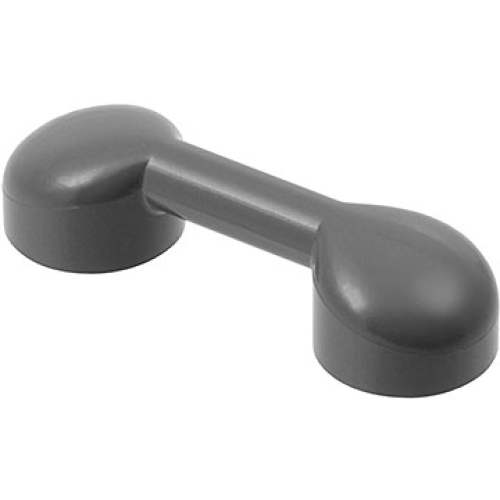 Деталь LEGO 6190 Bar 1 x 3 with 2 Stud Receptacles (Radio Handle / Telephone Handset) - Dark Bluish Gray