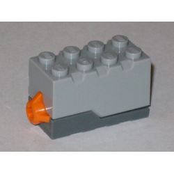 Electric, Sound Brick 2 x 4 x 2 with Light Bluish Gray Top and Space Sound