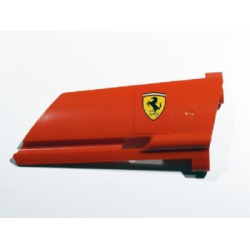 Technic, Panel Fairing #20 Large Long, Small Hole, Side A with Ferrari Logo Pattern (Sticker) - Set 8674 Technic, Panel Fairing #20 Large Long, Small Hole, Side A with Ferrari Logo Pattern (Sticker) - Set 8674