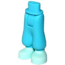 Mini Doll Hips and Trousers Baggy with Light Aqua Shoes Pattern - Thick Hinge Mini Doll Hips and Trousers Baggy with Light Aqua Shoes Pattern - Thick Hinge