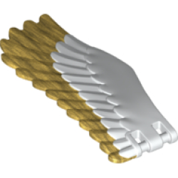 Eagle Wing - Left with Gold Feathers Pattern Eagle Wing - Left with Gold Feathers Pattern
