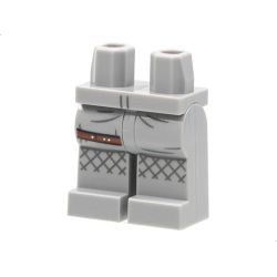 Hips and Legs with Reddish Brown Strap, Dark Bluish Gray Mesh on Knees Pattern Hips and Legs with Reddish Brown Strap, Dark Bluish Gray Mesh on Knees Pattern