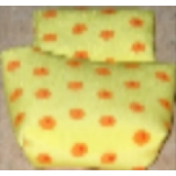 Duplo, Cloth Sleeping Bag with Orange Flowers Pattern Duplo, Cloth Sleeping Bag with Orange Flowers Pattern