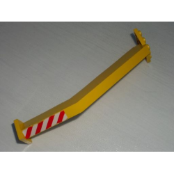 Support Crane Stand Single with Red and White Danger Stripes Pattern (Sticker) - Set 6541 (Undetermined Type) Support Crane Stand Single with Red and White Danger Stripes Pattern (Sticker) - Set 6541 (Undetermined Type)