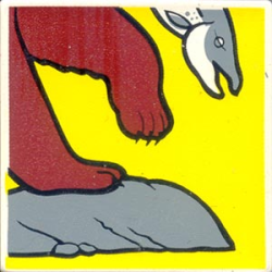 Duplo, Tile 2 x 2 x 1 with Brown Bear Mosaic Picture 18 Pattern Duplo, Tile 2 x 2 x 1 with Brown Bear Mosaic Picture 18 Pattern