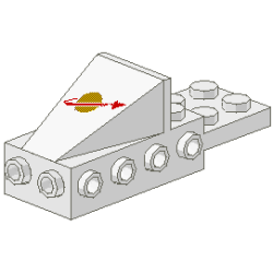 Cockpit Space Nose with Classic Space Logo Pattern