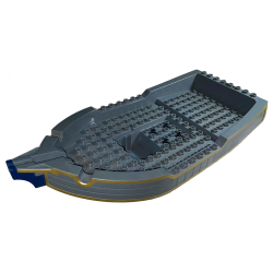 Duplo Boat Hull 12 x 25 Top Section with Gold Trim and Dark Blue Front Pattern Duplo Boat Hull 12 x 25 Top Section with Gold Trim and Dark Blue Front Pattern