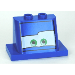 Windscreen 2 x 3 x 2 with 2 x 4 Base with Eyes on White Background Pattern 5 Windscreen 2 x 3 x 2 with 2 x 4 Base with Eyes on White Background Pattern 5