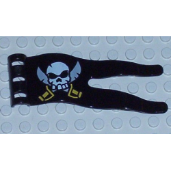 Duplo Flag Wavy 2 x 5 with Skull and Crossed Swords Pattern Duplo Flag Wavy 2 x 5 with Skull and Crossed Swords Pattern