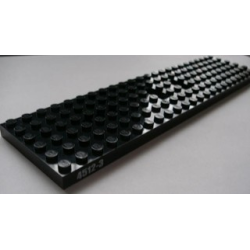 Train Base 6 x 24 with 3 Round Holes Each End with '4512-3' Pattern on Both Sides (Stickers) - Set 4512