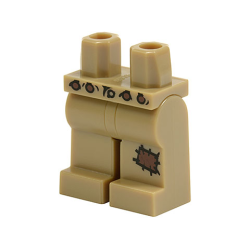 Hips and Legs with Reddish Brown Buttons on Waist and Patch on Left Leg Pattern Hips and Legs with Reddish Brown Buttons on Waist and Patch on Left Leg Pattern