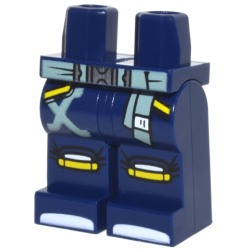 Hips and Legs with Sand Green Sash, Yellow Pockets and Knee Pads, and White Toes Pattern Hips and Legs with Sand Green Sash, Yellow Pockets and Knee Pads, and White Toes Pattern