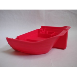 Boat, Hull Giant Stern 15 x 22, Base - Red Boat, Hull Giant Stern 15 x 22, Base - Red