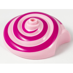 Snail Shell with Magenta Spiral Pattern Snail Shell with Magenta Spiral Pattern