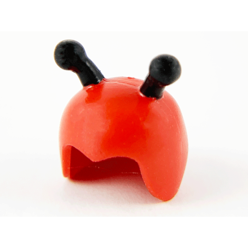 Деталь LEGO 12892pb01 Minifigure, Headgear Cap, Insect with Black Antennae Pattern (Bumblebee)