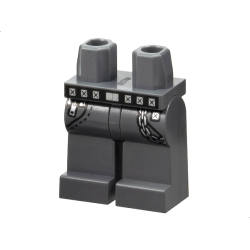 Hips and Legs with Black Belt with Silver Buckle and Studs, Chain, Zipper Pattern Hips and Legs with Black Belt with Silver Buckle and Studs, Chain, Zipper Pattern