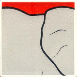 Duplo, Tile 2 x 2 x 1 with Elephant Mosaic Picture 02 Pattern