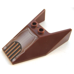 Windscreen 6 x 4 x 1 1/3 with Bottom Tabs and Hollow Studs with Grille Pattern Windscreen 6 x 4 x 1 1/3 with Bottom Tabs and Hollow Studs with Grille Pattern