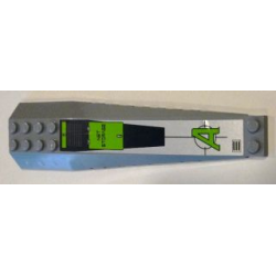 Wedge 16 x 4 Triple Curved with Reinforcements with Agents Logo and 'NET STORAGE' Pattern (Sticker) - Set 8633