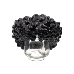 Minifigure, Hair Bushy with Small Center Part Minifigure, Hair Bushy with Small Center Part