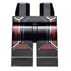 Hips and Legs with Silver and Dark Red Coattails Outline and Dark Red Knee Pads Pattern (Ant-Man) Hips and Legs with Silver and Dark Red Coattails Outline and Dark Red Knee Pads Pattern (Ant-Man)