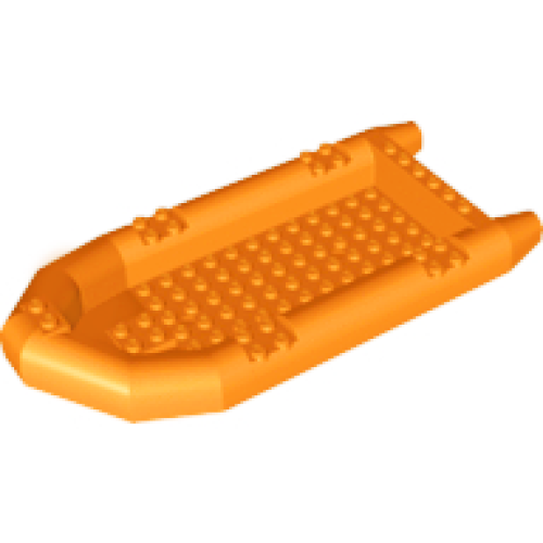Деталь LEGO 62812 Boat, Rubber Raft, Large - Orange