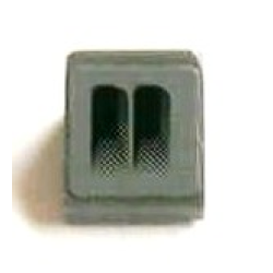 Slope 30 1 x 1 x 2/3 with Black and Dark Gray Double Exhaust Pattern Model Right (Sticker) - Set 8154