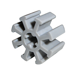 Technic, Gear Timing Wheel 8 Tooth - Light Bluish Gray