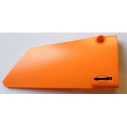 Technic, Panel Fairing #18 Large Smooth, Side B with Door Handle Pattern (Sticker) - Set 8110 Technic, Panel Fairing #18 Large Smooth, Side B with Door Handle Pattern (Sticker) - Set 8110