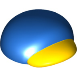 Large Figure Headgear, Super Mario Cap with Molded Yellow Bill Pattern (Penguin Mario)