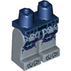 Hips and Sand Blue Legs with Black and Dark Blue Rocks, Black Cracks, and Dark Purple Knee Pads with Electricity Pattern Hips and Sand Blue Legs with Black and Dark Blue Rocks, Black Cracks, and Dark Purple Knee Pads with Electricity Pattern