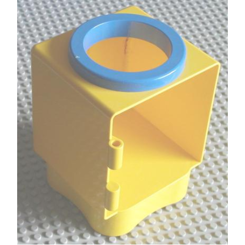 Деталь LEGO 31127cx2 Primo Shape Sorter Chamber, Blue Circle with Circular Opening