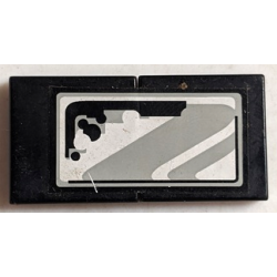 Stickered Assembly 4 x 2 with Rear View Mirror Pattern (Sticker) - Set 8880 - 2 Tile 2 x 2 Stickered Assembly 4 x 2 with Rear View Mirror Pattern (Sticker) - Set 8880 - 2 Tile 2 x 2