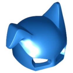 Minifigure, Headgear Mask Batman Cowl (Open Chin, Floppy Right Ear) Minifigure, Headgear Mask Batman Cowl (Open Chin, Floppy Right Ear)