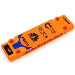 Technic, Panel Plate 3 x 11 x 1 with Klipsch, MIORI STEEL, TUMI, CNBC, Pirelli and McLaren Logos Pattern (Sticker) - Set 42141 (First Version) Technic, Panel Plate 3 x 11 x 1 with Klipsch, MIORI STEEL, TUMI, CNBC, Pirelli and McLaren Logos Pattern (Sticker) - Set 42141 (First Version)