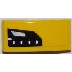 Slope, Curved 2 x 1 x 2/3 with Chevrolet Corvette Upper Headlight Pattern Model Left Side (Sticker) - Set 75870 Slope, Curved 2 x 1 x 2/3 with Chevrolet Corvette Upper Headlight Pattern Model Left Side (Sticker) - Set 75870