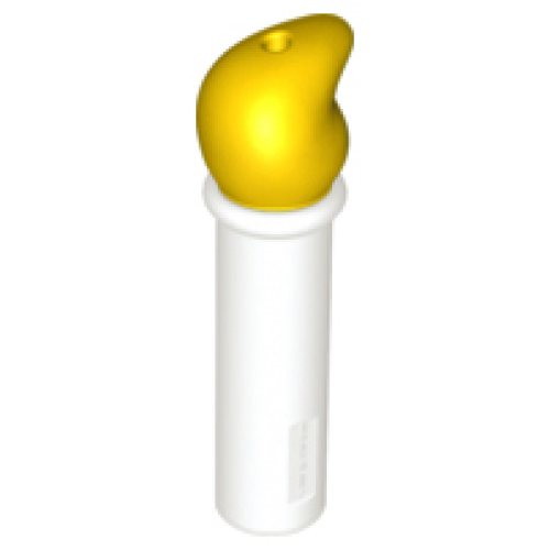 Деталь LEGO 98219c01 Duplo Candle with Yellow Flame